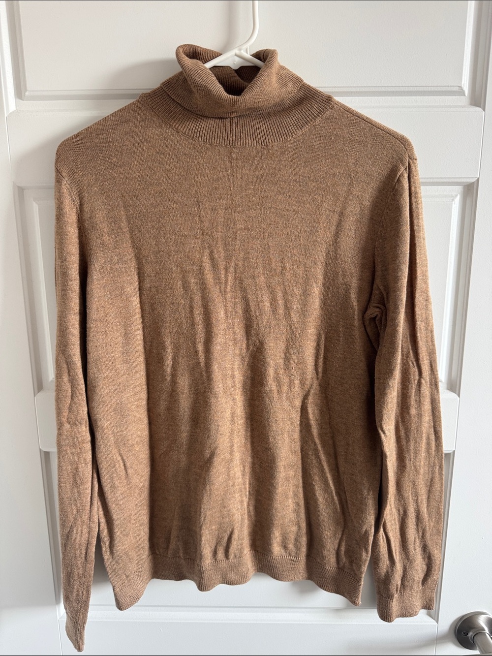 Tan Turtleneck Sweater